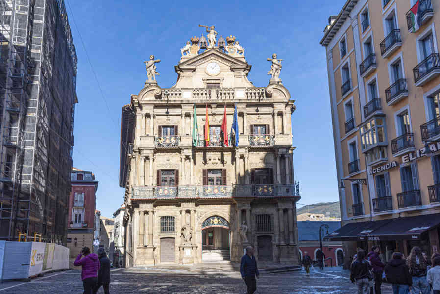Pamplona 001 - plaza Consistorial - Ayuntamiento
